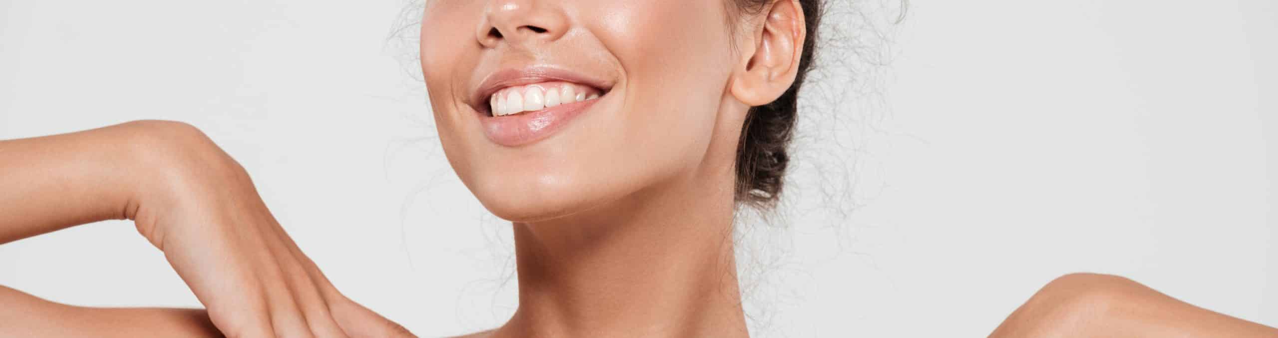 Beauty portrait smiling pretty woman 1