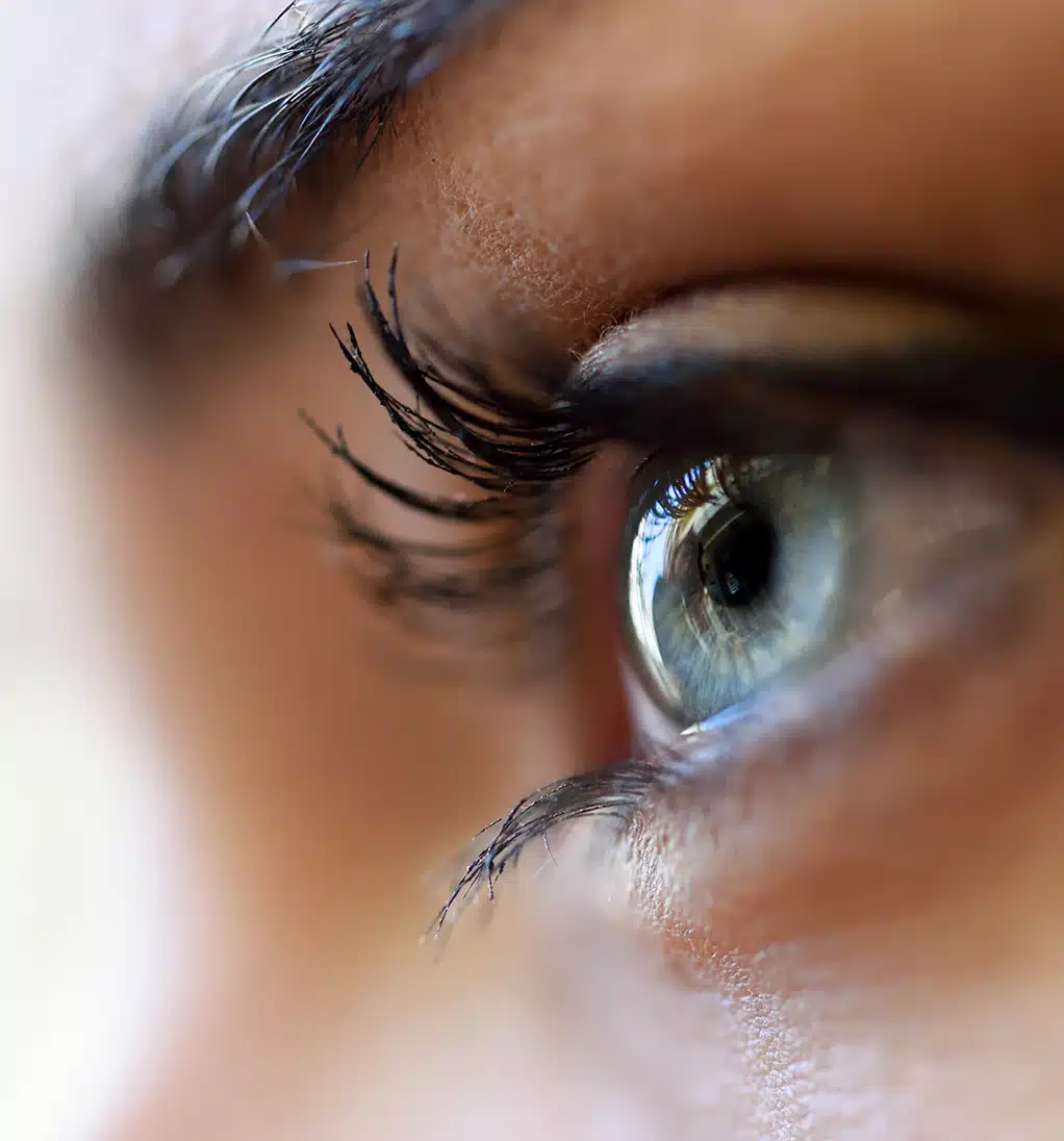 Close-up of a blue eye
