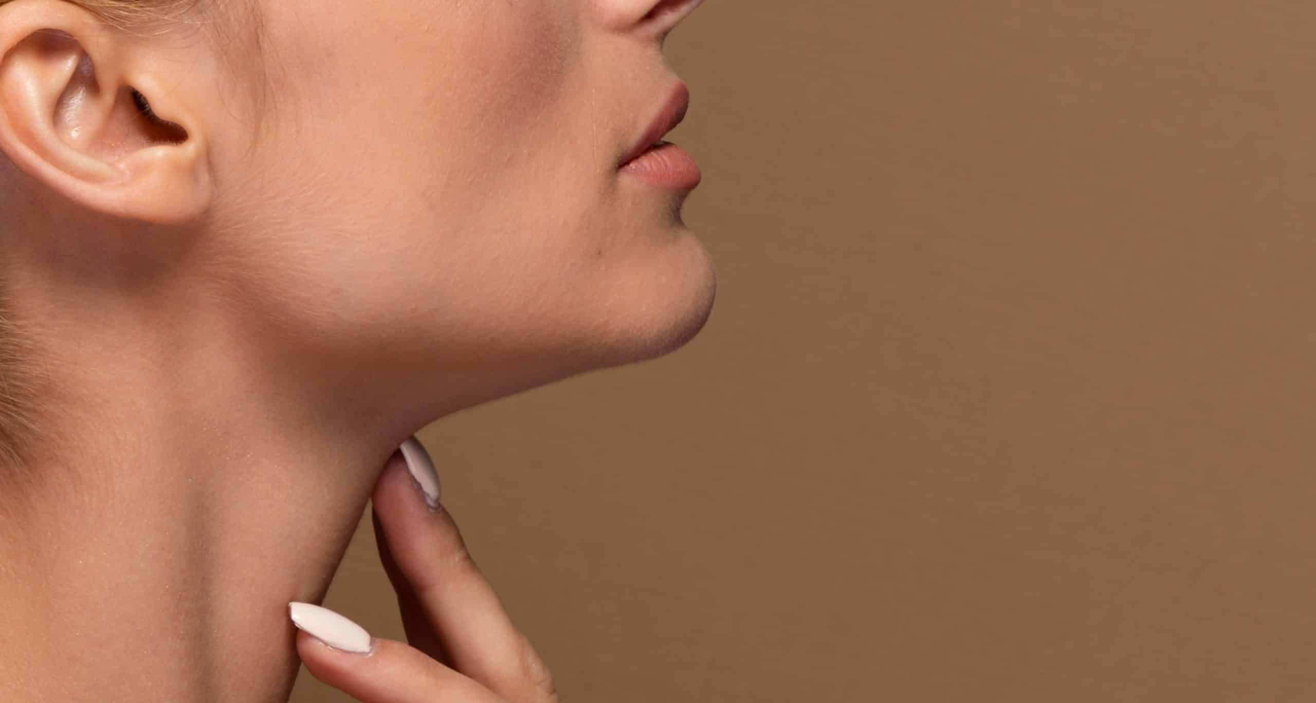 Close up beautiful woman looking away 1