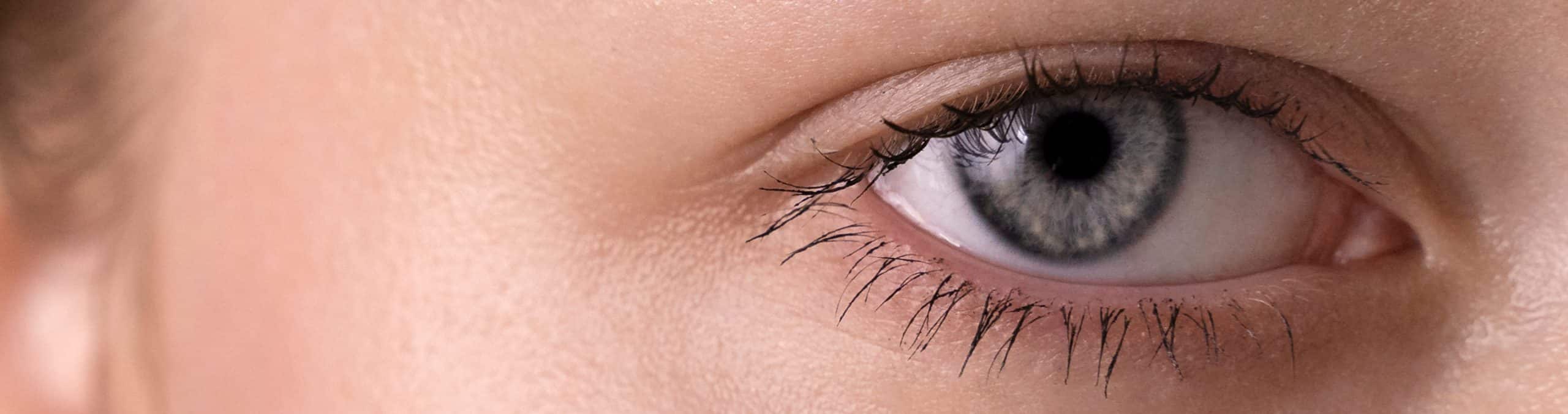 Close up portrait woman with hydrated skin 1