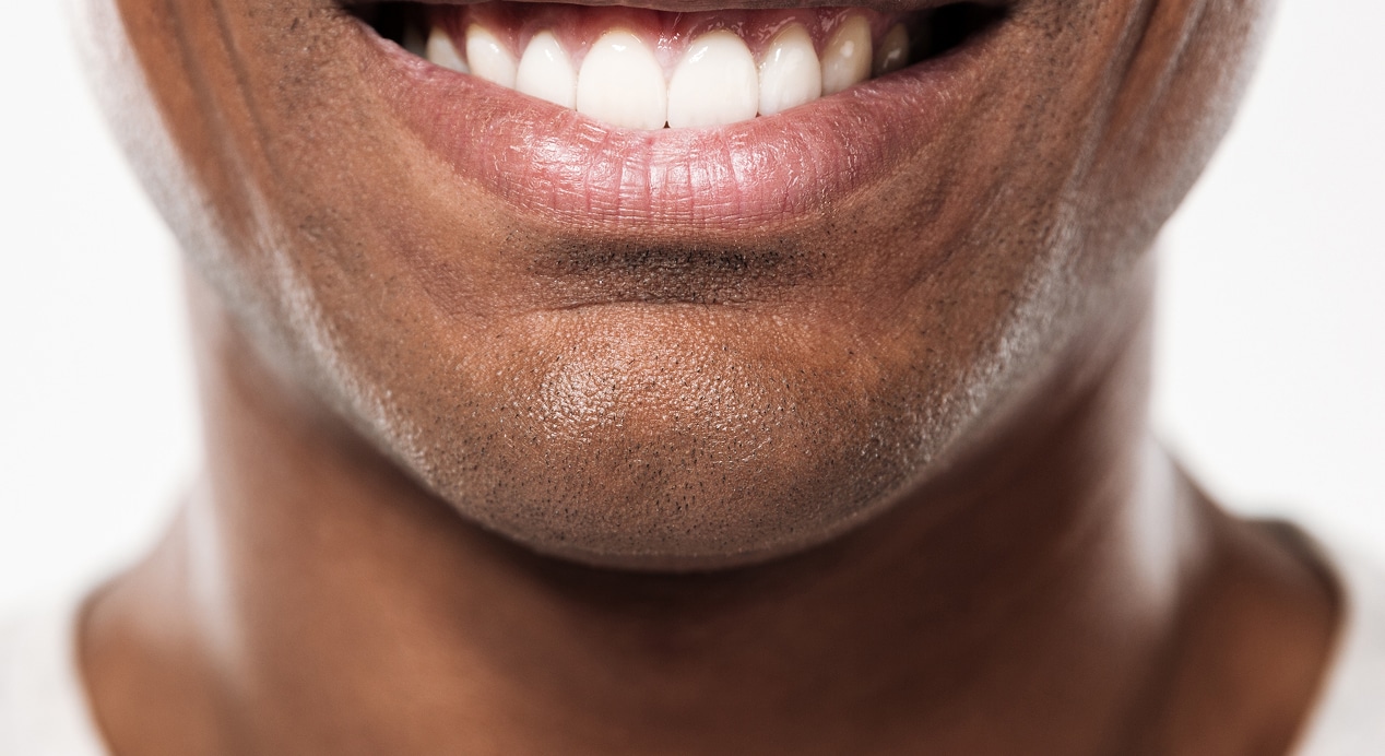 Closeup smile young cheerful african man 1