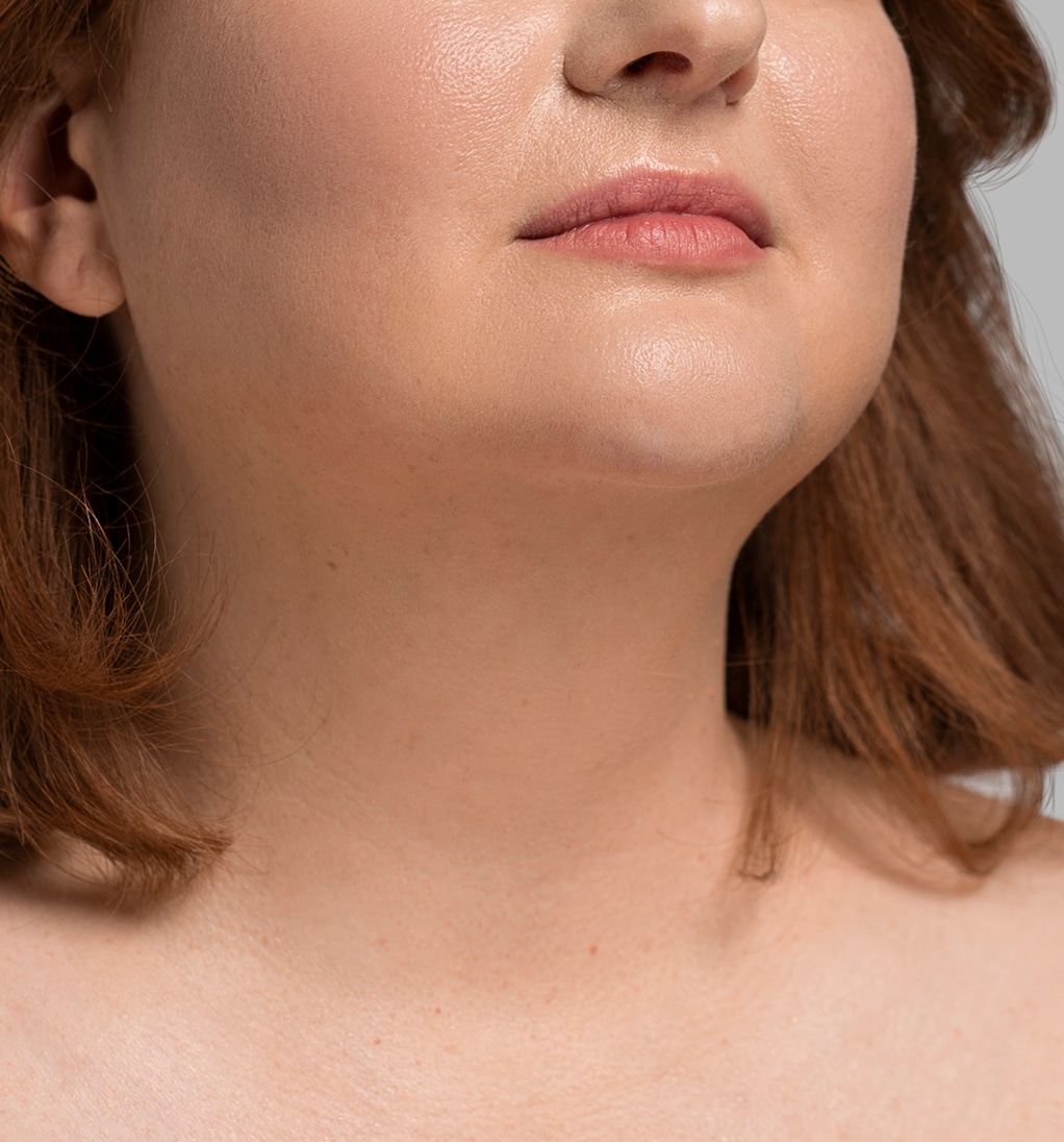 Front view plus size model posing studio 2 1