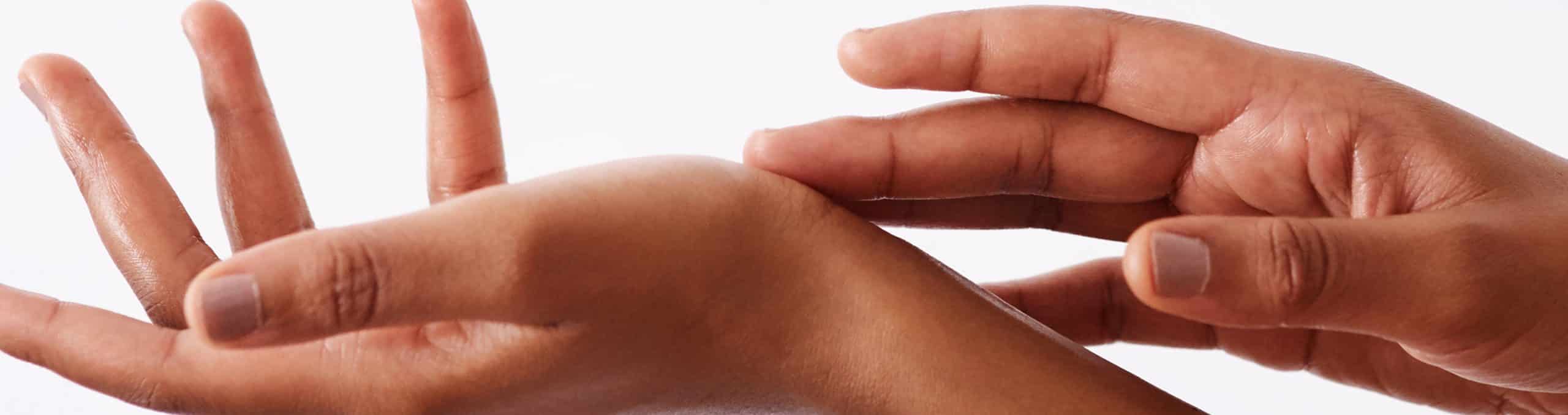 Keep them feeling soft studio shot unrecognizable womans hands against white background 1