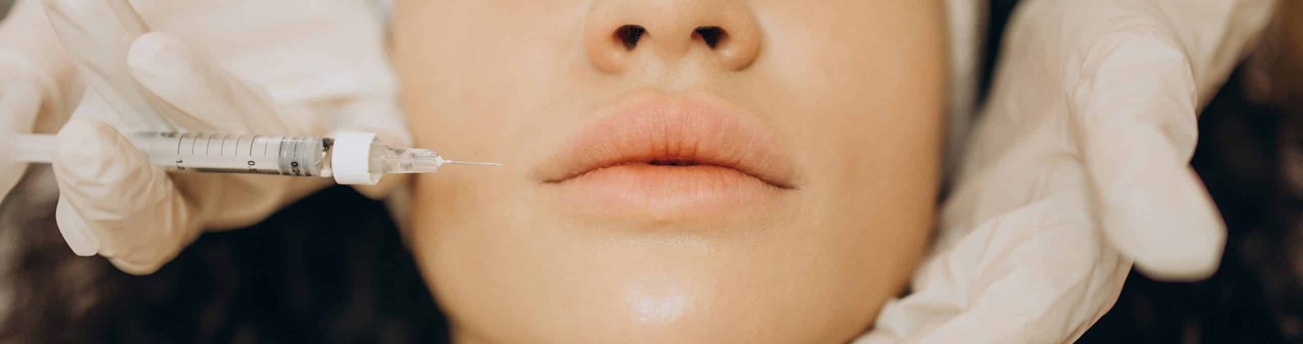 Woman making injections cosmetologist 1
